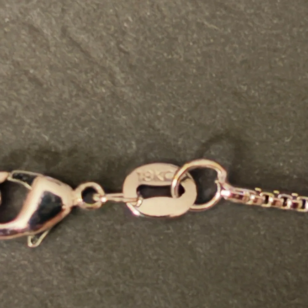 Baublebar White GP Stainless Steel Four Leaf Clover Pendant 18" Chain Necklace - Picture 7 of 13